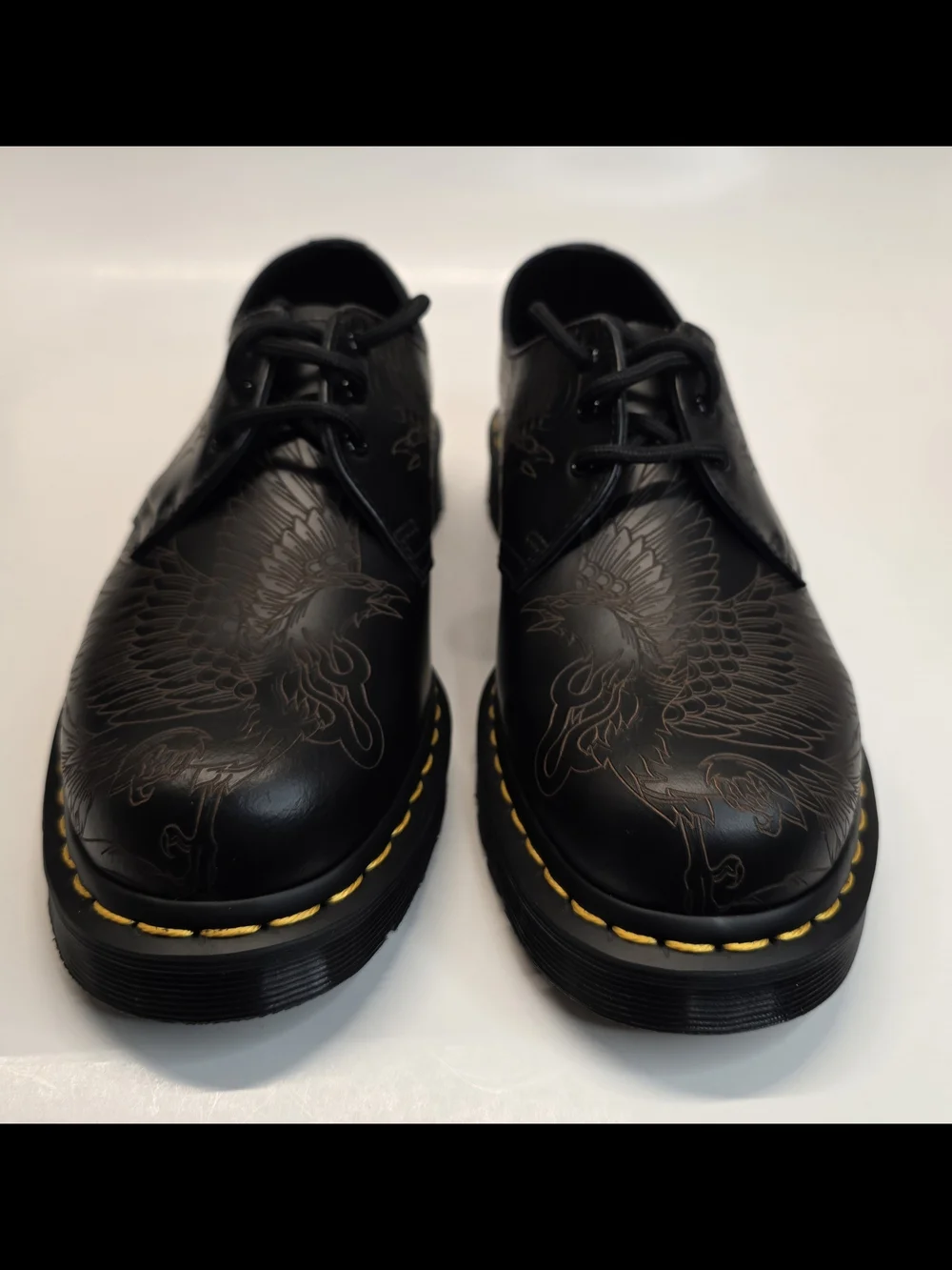 New  Dr. Martens 1461 Phoenix 3-Eye Oxford Shoes Smooth   Leather Men's Size 8